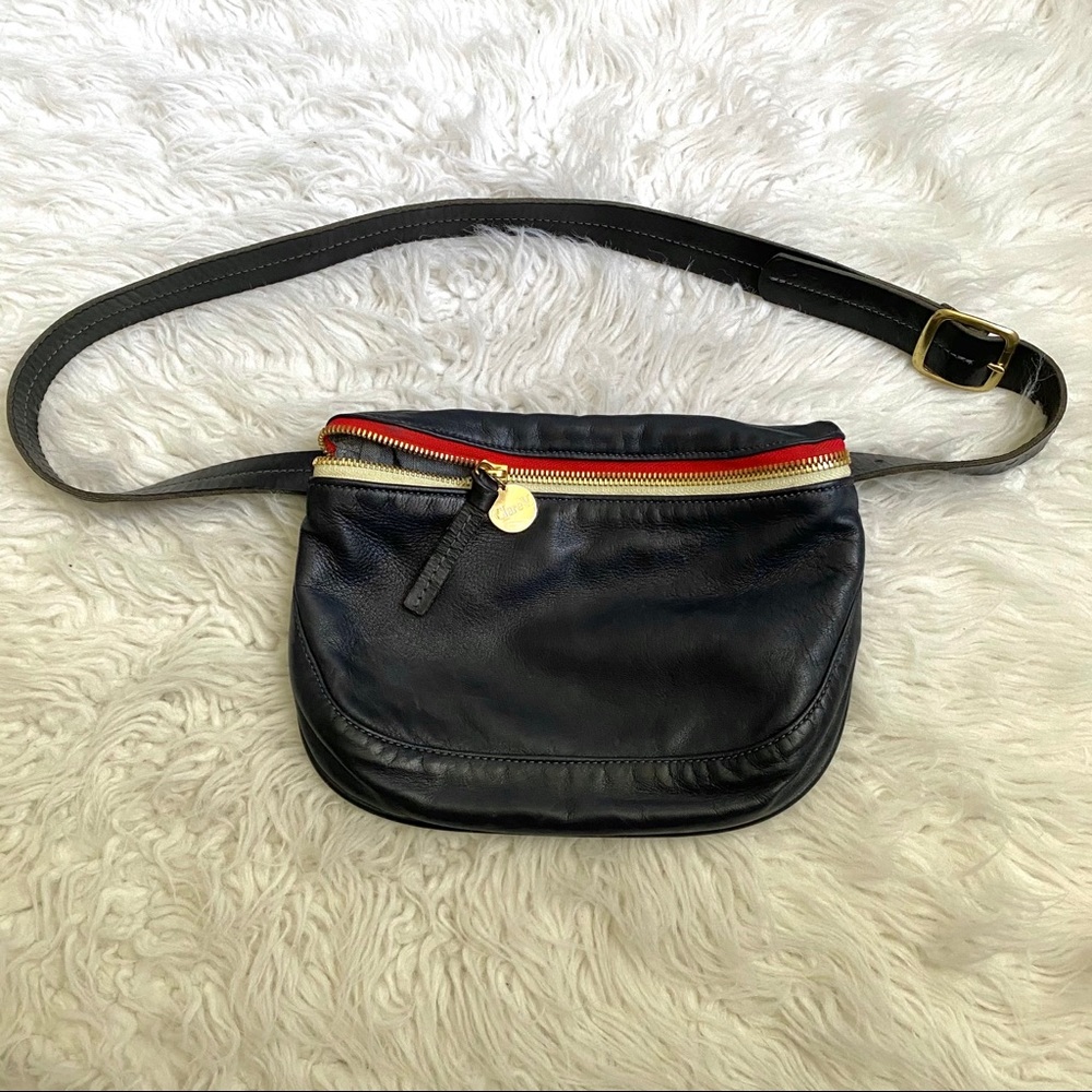 Clare V. Navy Fanny Pack